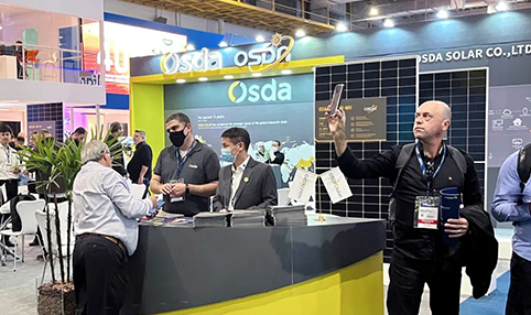 Osda solar في معرض Intersolar بأمريكا الجنوبية عام 2022